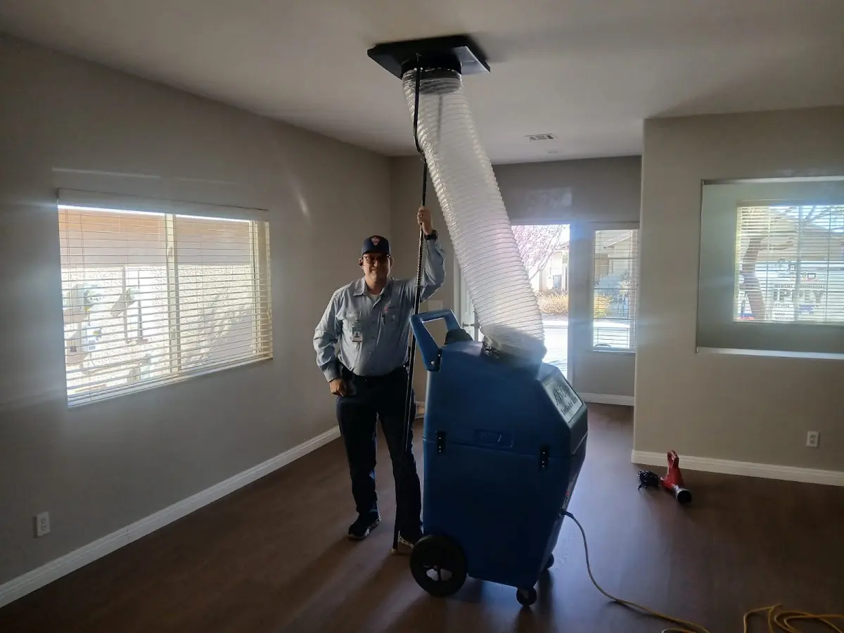 Professional Dryer Vent Cleaning work inside a Ash home